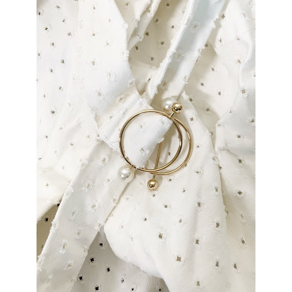 Elvi Breezy Else Punctured wrap dress Eyelet 12 - Picture 5 of 6